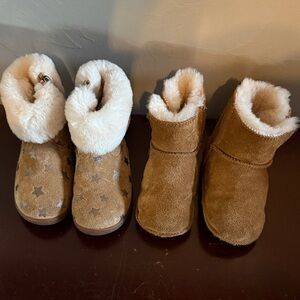 UGG Tan and Cream toddler Boots